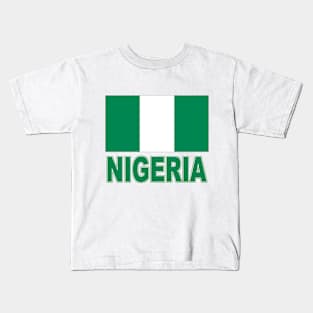 The Pride of Nigeria - Nigerian Flag Design Kids T-Shirt